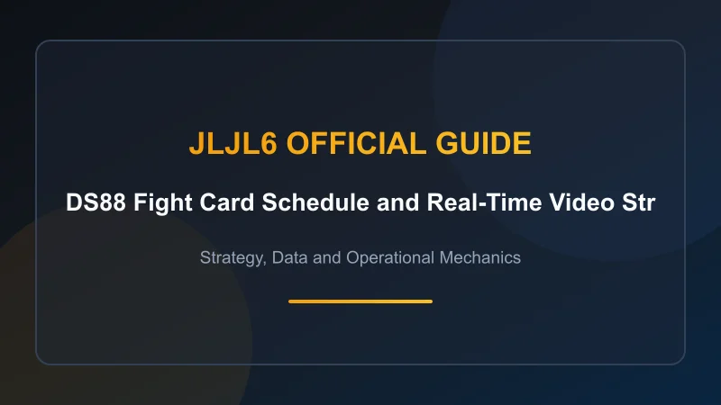 DS88 Fight Card Schedule and Real-Time Video Streaming