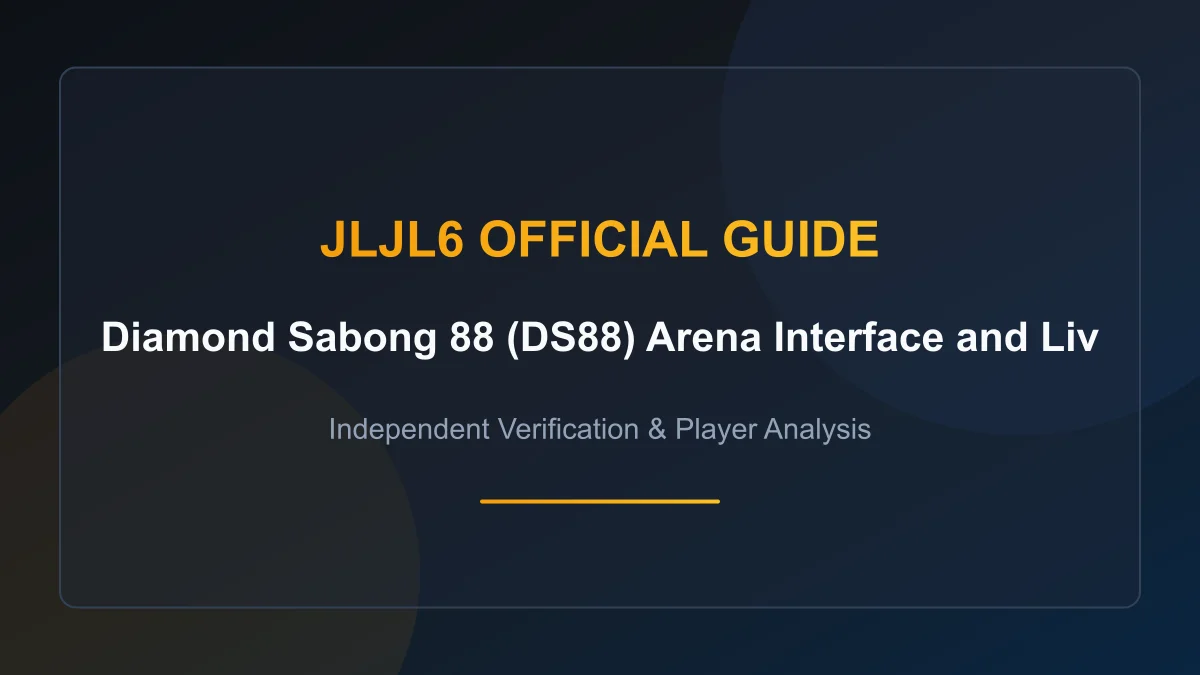 Diamond Sabong 88 (DS88) Arena Interface and Live Derby Streams