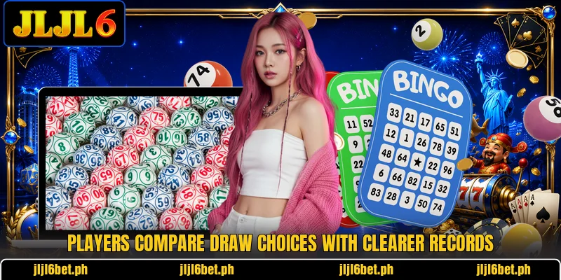 Players compare draw choices with clearer records Players compare draw choices with clearer records