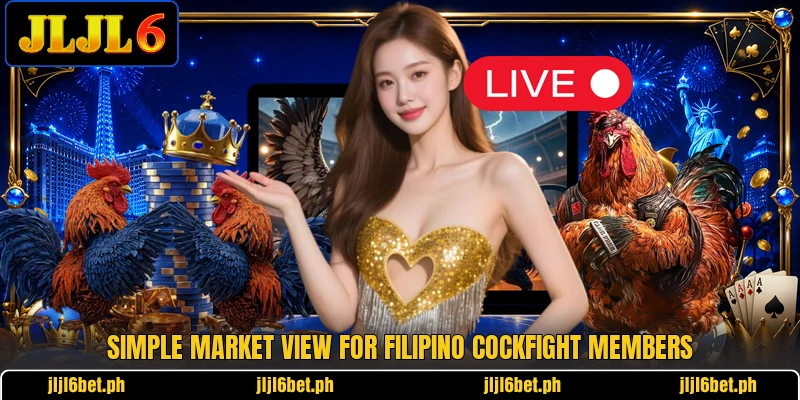 Simple market view for Filipino cockfight members Simple market view for Filipino cockfight members