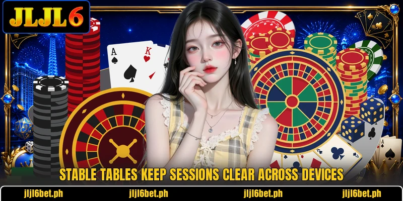 Stable tables keep sessions clear across devices