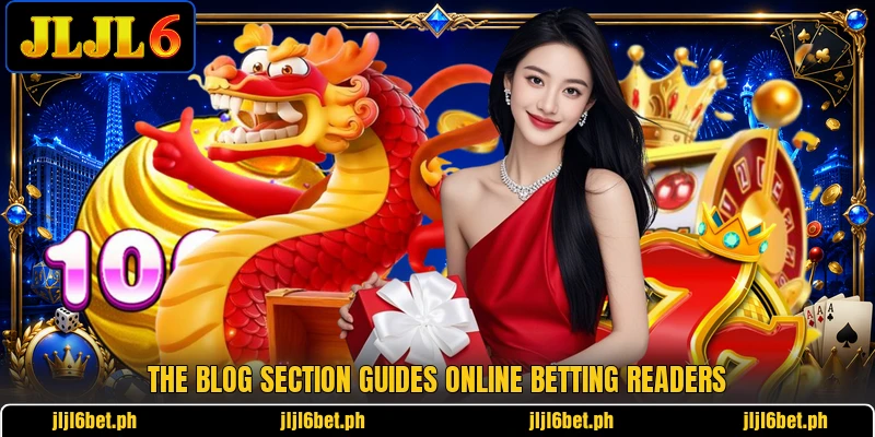 The blog section guides online betting readers